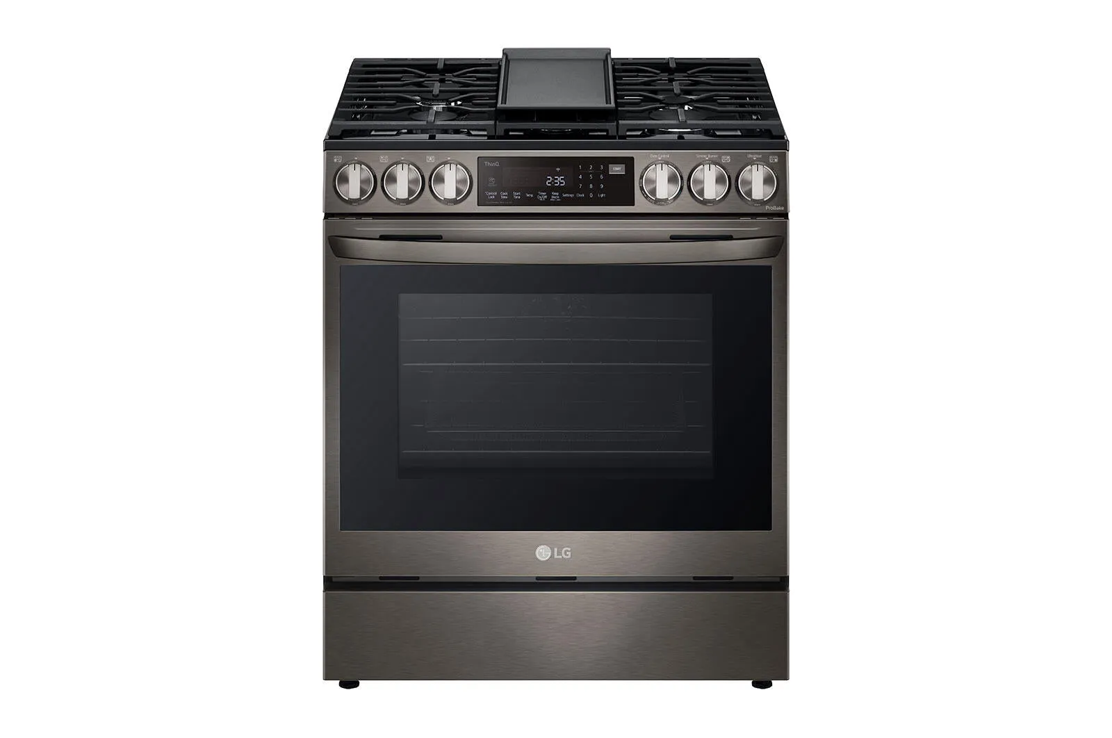 Lg LSGL6335D 6.3 Cu Ft. Smart Wi-Fi Enabled Probake Convection Instaview Gas Slide-In Range With Air Fry