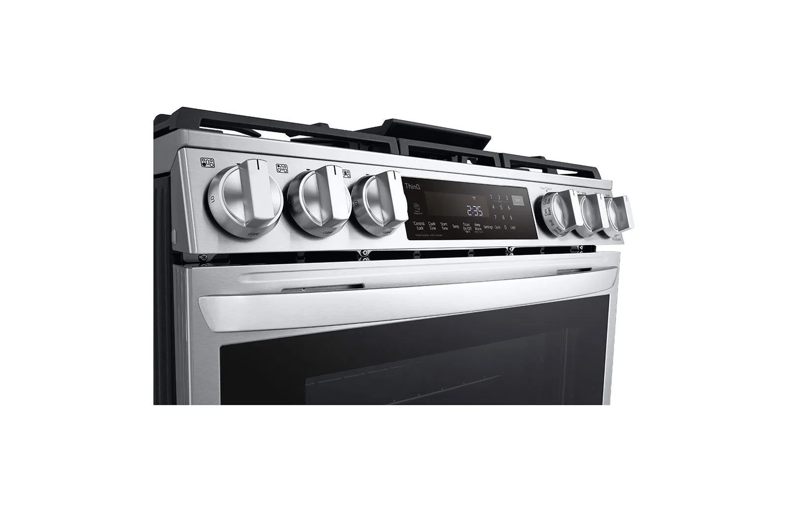 Lg LSGL6335F 6.3 Cu Ft. Smart Wi-Fi Enabled Probake Convection Instaview Gas Slide-In Range With Air Fry