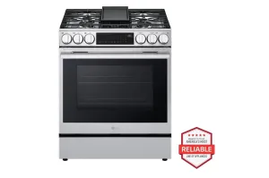 Lg LSGL6335X 6.3 Cu Ft. Smart Gas Slide-In Range Probake Convection Instaview. And Air Fry