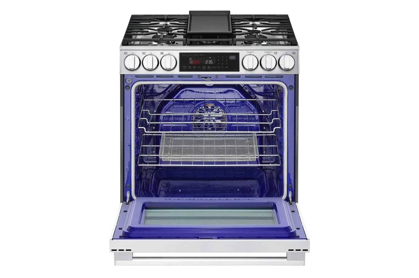 Lg LSGL6335X 6.3 Cu Ft. Smart Gas Slide-In Range Probake Convection Instaview. And Air Fry