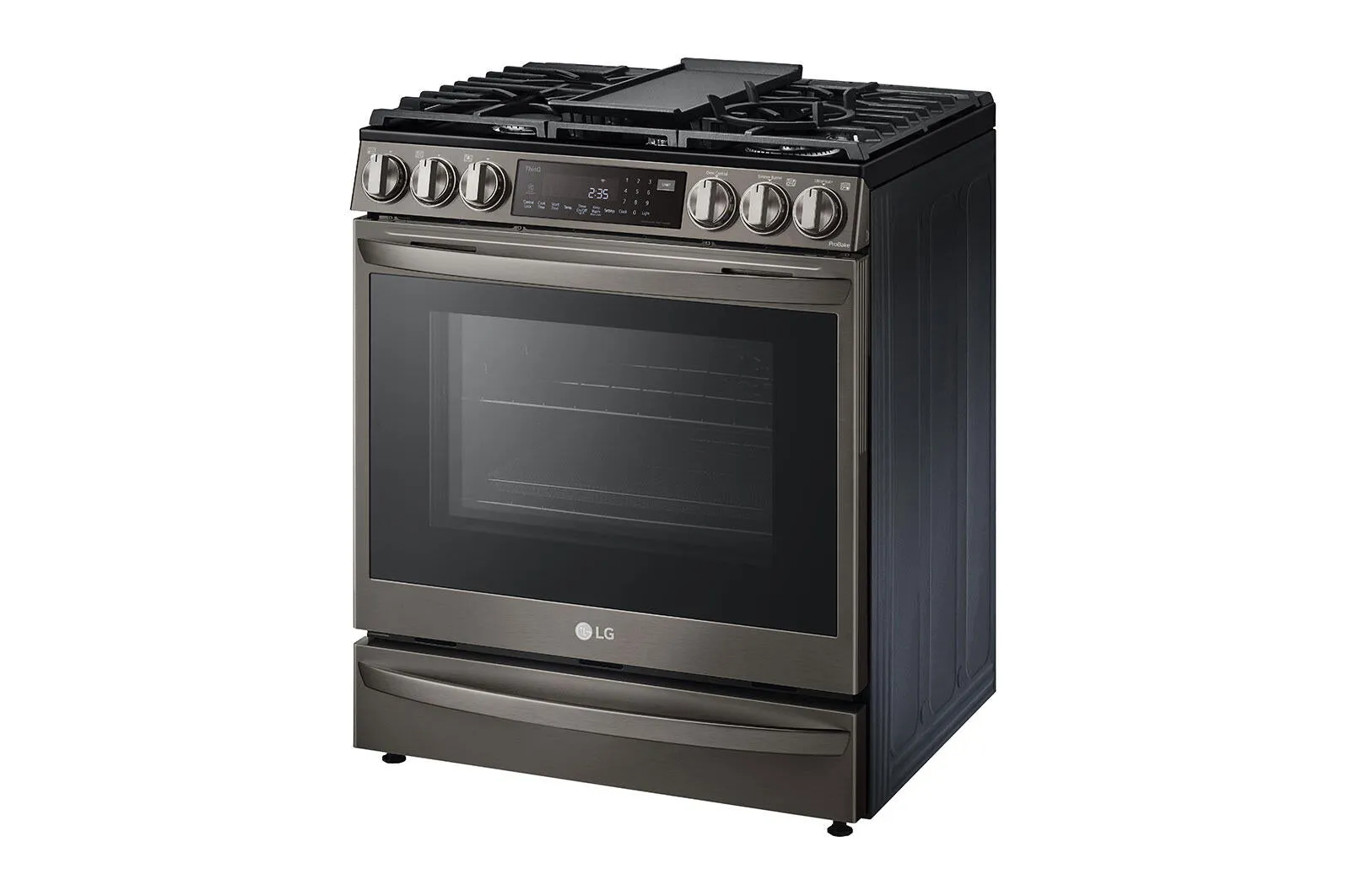 Lg LSGL6337D 6.3 Cu Ft. Smart Wi-Fi Enabled Probake Convection Instaview&#8482; Gas Slide-In Range With Air Fry