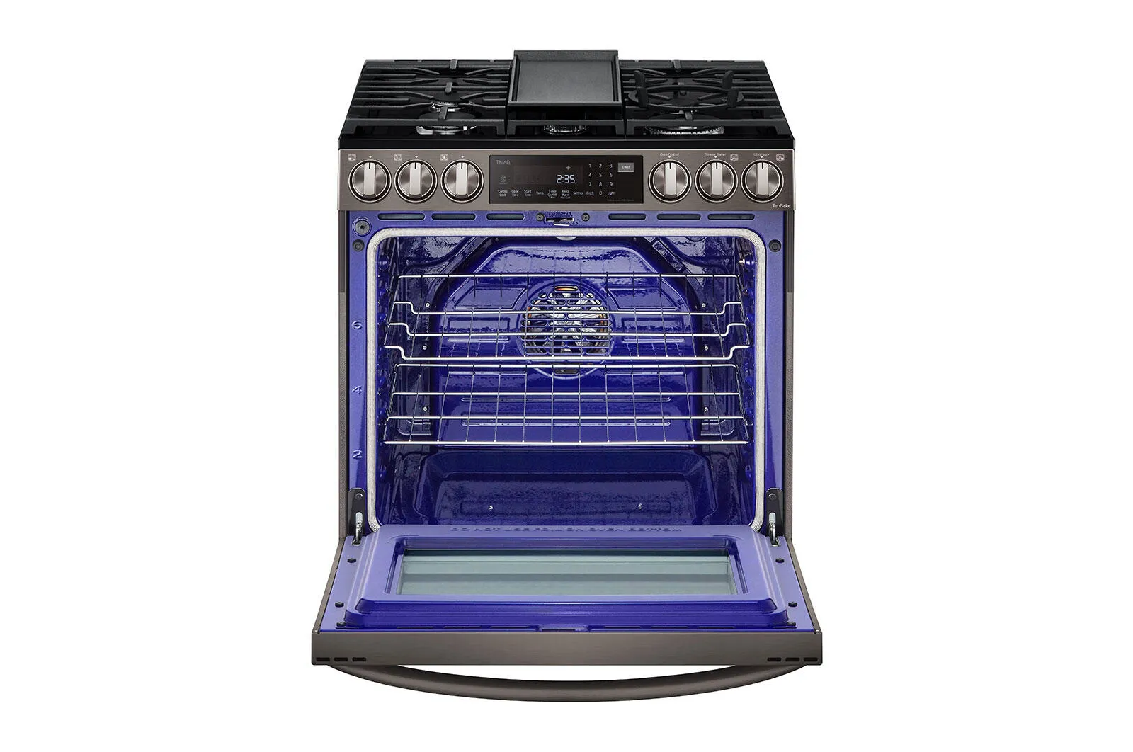Lg LSGL6337D 6.3 Cu Ft. Smart Wi-Fi Enabled Probake Convection Instaview&#8482; Gas Slide-In Range With Air Fry