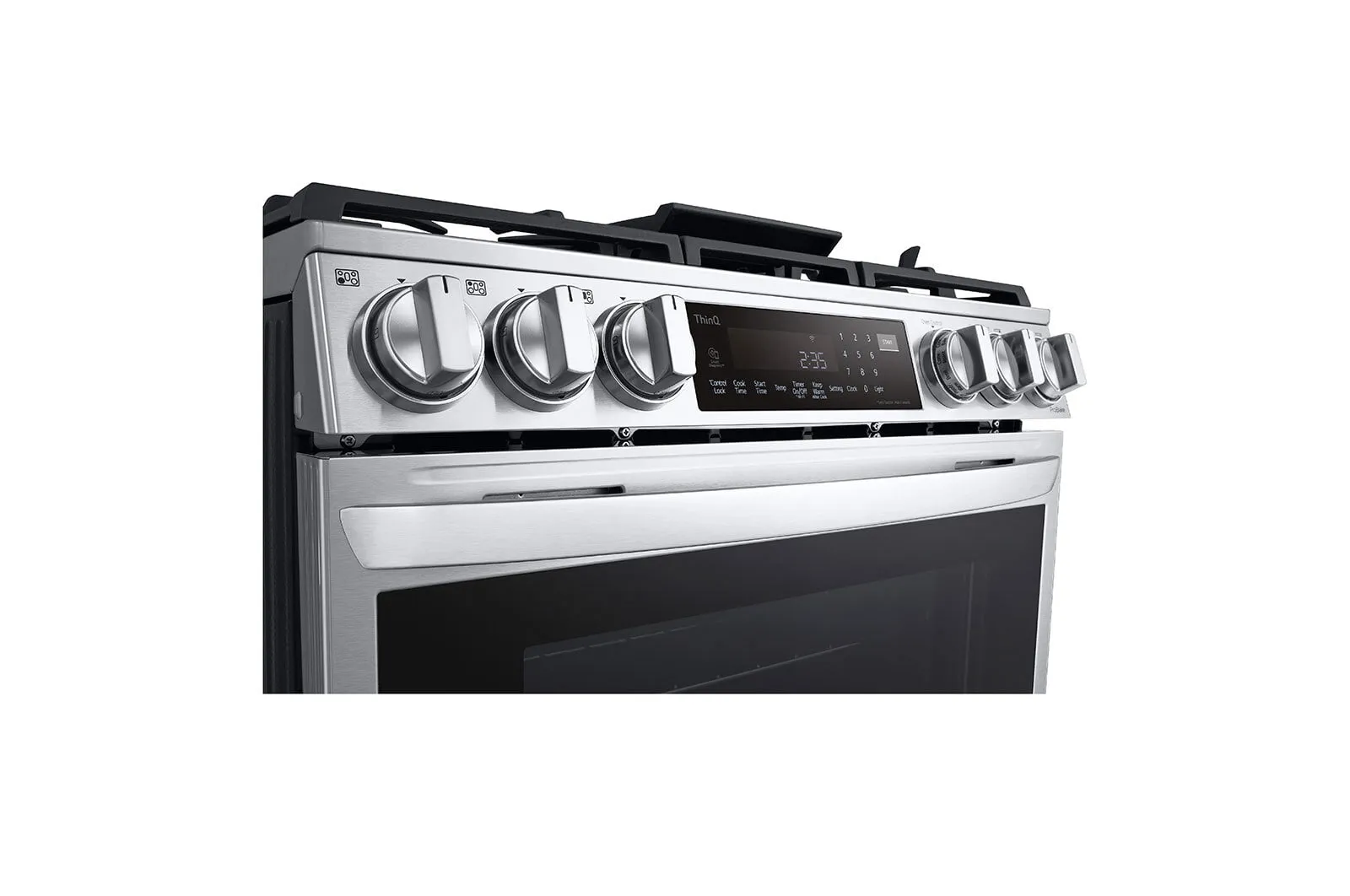 Lg LSGL6337F 6.3 Cu Ft. Smart Wi-Fi Enabled Probake Convection Instaview Gas Slide-In Range With Air Fry