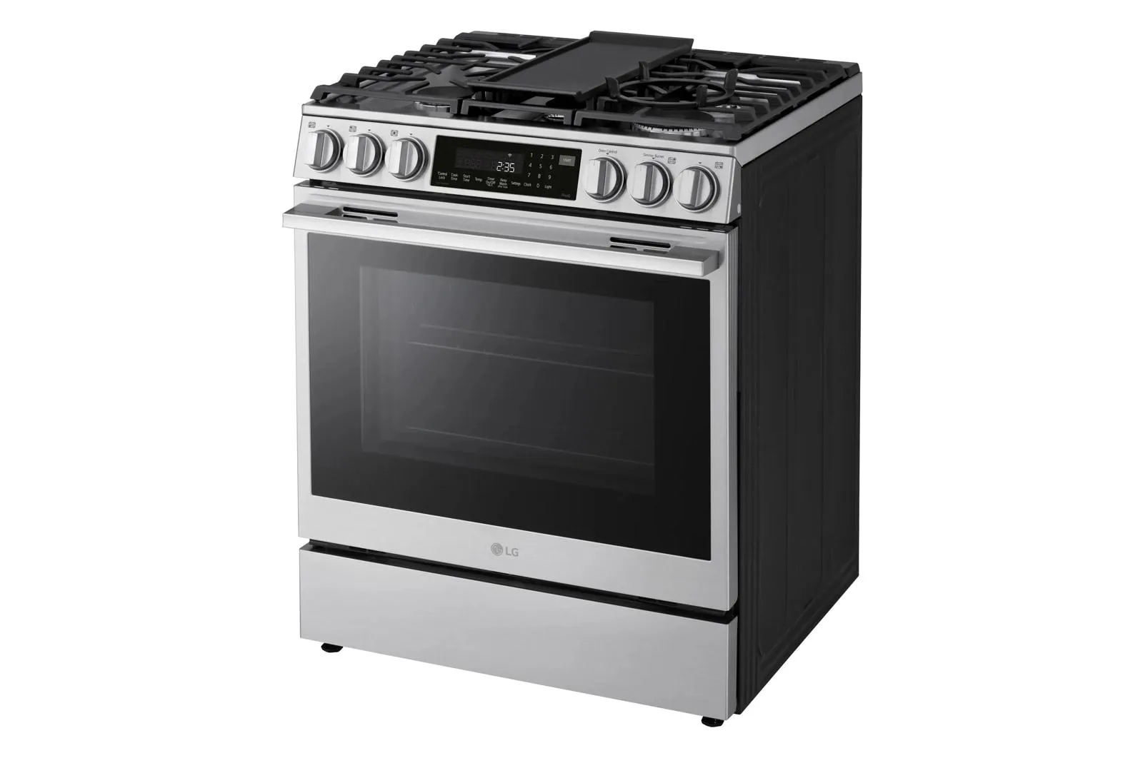 Lg LSGL6337X 6.3 Cu Ft. Smart Gas Slide-In Range With Instaview. Probake Convection. And Air Fry