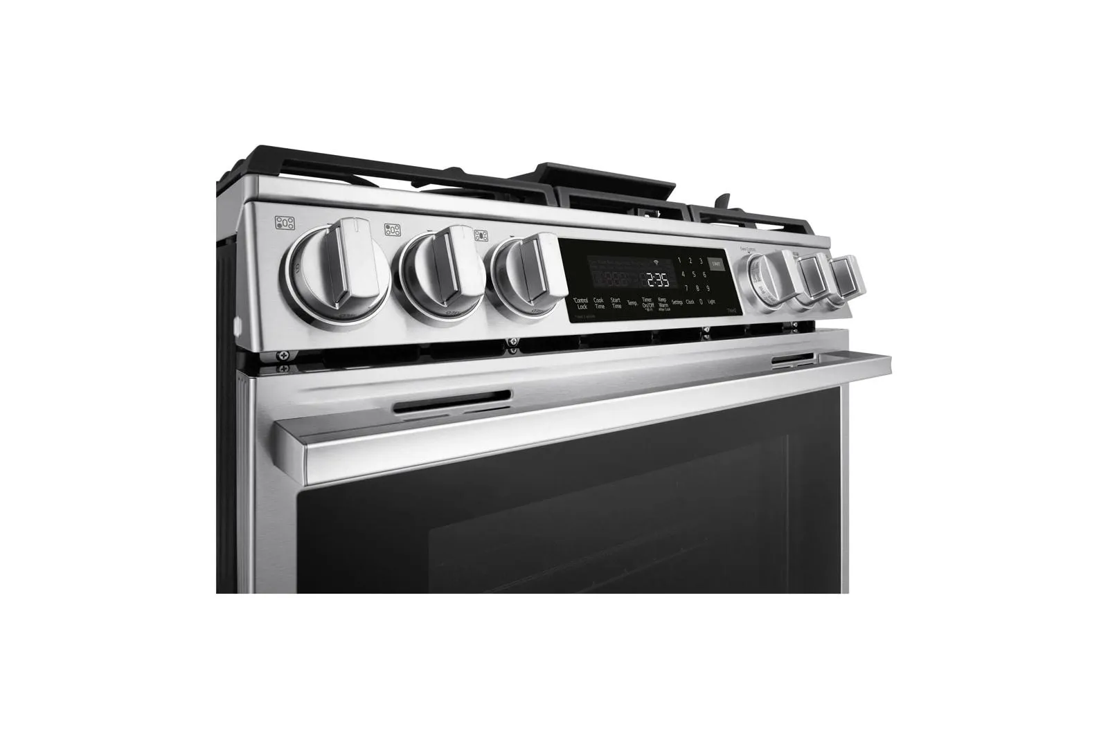 Lg LSGL6337X 6.3 Cu Ft. Smart Gas Slide-In Range With Instaview. Probake Convection. And Air Fry