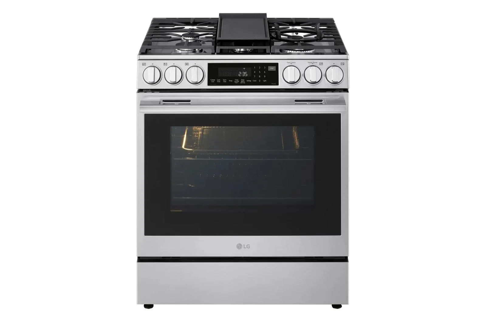 Lg LSGL6337X 6.3 Cu Ft. Smart Gas Slide-In Range With Instaview. Probake Convection. And Air Fry