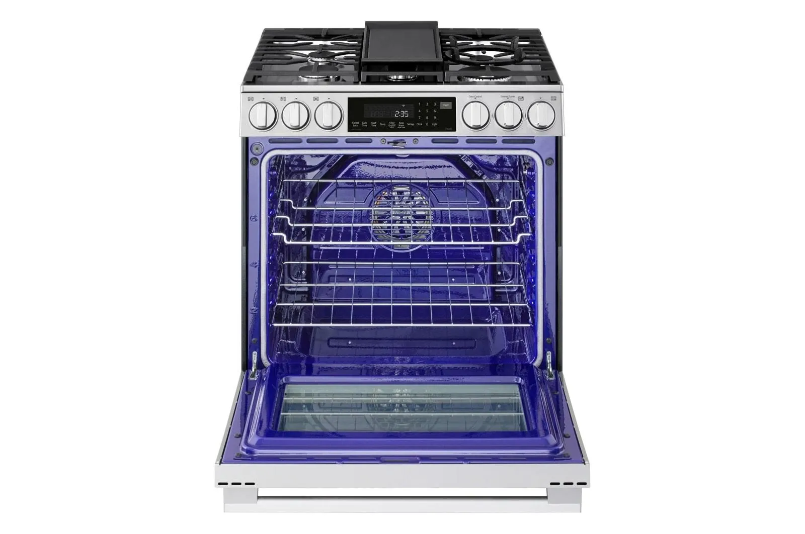 Lg LSGL6337X 6.3 Cu Ft. Smart Gas Slide-In Range With Instaview. Probake Convection. And Air Fry