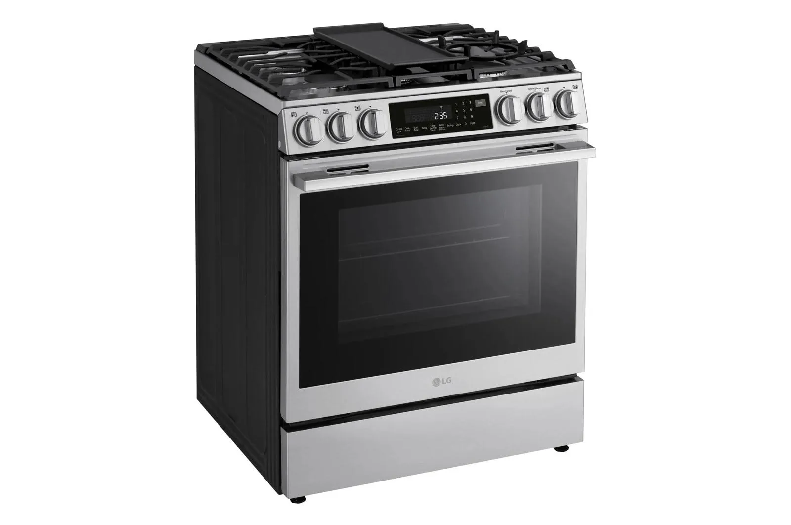 Lg LSGL6337X 6.3 Cu Ft. Smart Gas Slide-In Range With Instaview. Probake Convection. And Air Fry