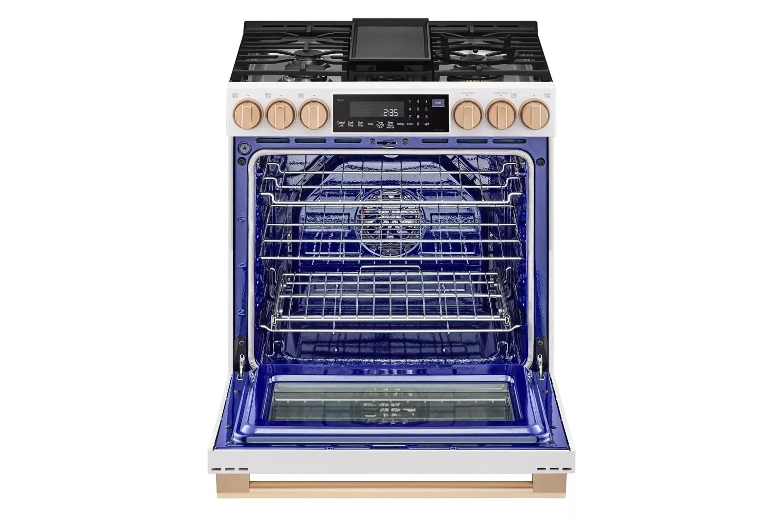 Lg LSGS6338N Lg Studio 6.3 Cu. Ft. Instaview Gas Slide-In Range With Probake Convection And Air Fry