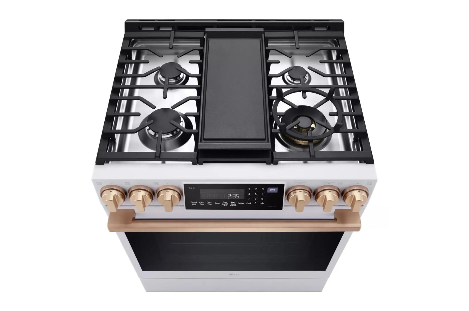 Lg LSGS6338N Lg Studio 6.3 Cu. Ft. Instaview Gas Slide-In Range With Probake Convection And Air Fry