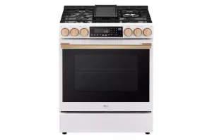 Lg LSGS6338N Lg Studio 6.3 Cu. Ft. Instaview Gas Slide-In Range With Probake Convection And Air Fry
