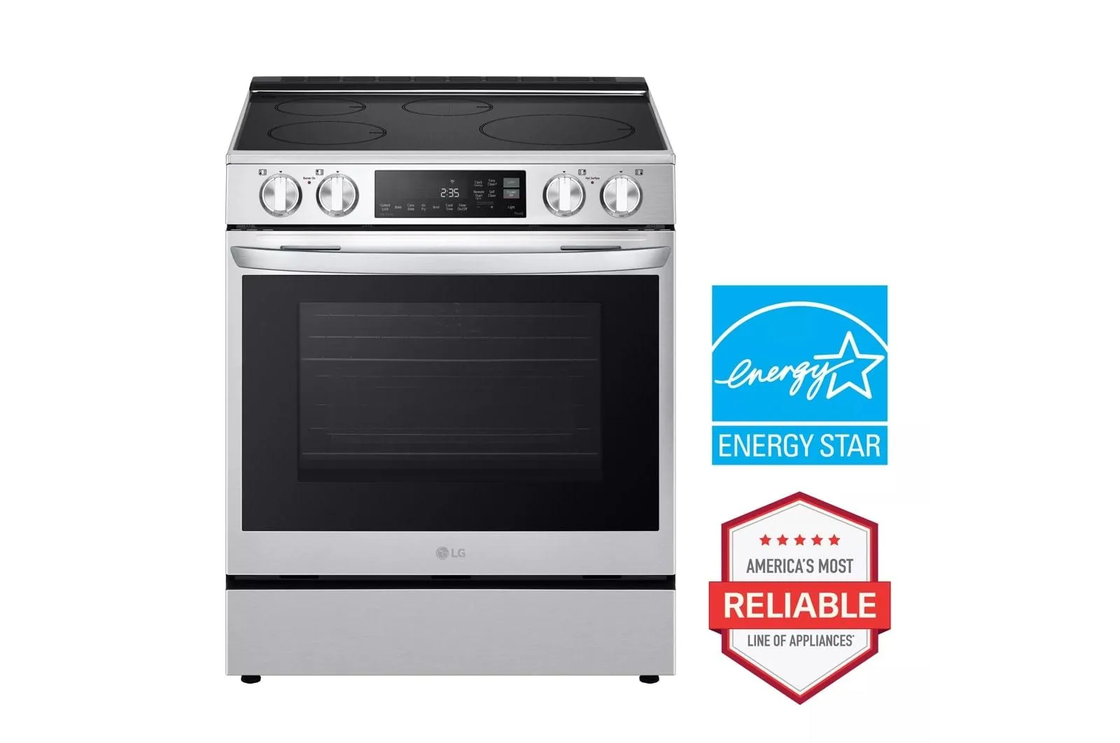 Lg LSIL6334FE 6.3 Cu. Ft. Smart Induction Slide-In Range With Probake Convection And Air Fry