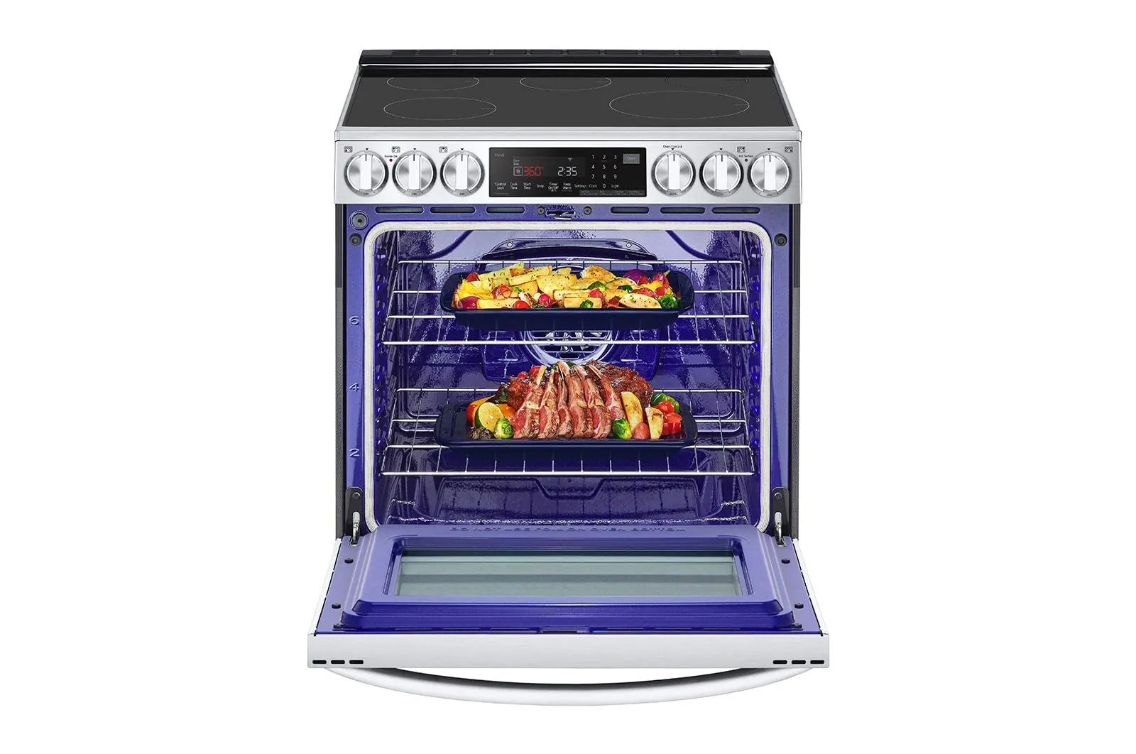 Lg LSIL6336F 6.3 Cu. Ft. Smart Induction Slide-In Range With Instaview. Probake Convection. Air Fry. And Air Sous Vide