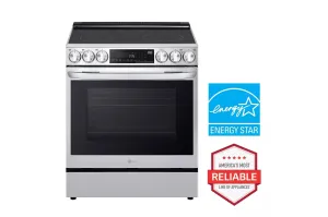 Lg LSIL6336FE 6.3 Cu. Ft. Smart Induction Slide-In Range With Instaview. Probake Convection. Air Fry. And Air Sous Vide