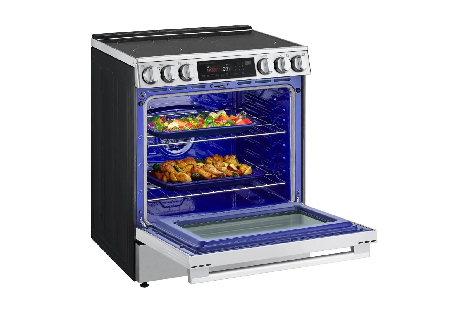Lg LSIL6336XE 6.3 Cu. Ft. Smart Induction Slide-In Range With Instaview. Probake Convection. Air Fry. And Air Sous Vide