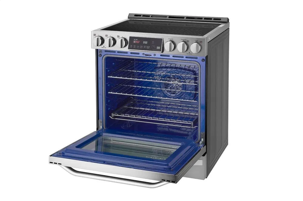 Lg LSIS3018SS Lg Studio 6.3 Cu. Ft. Induction Slide-In Range With Probake Convection And Easyclean