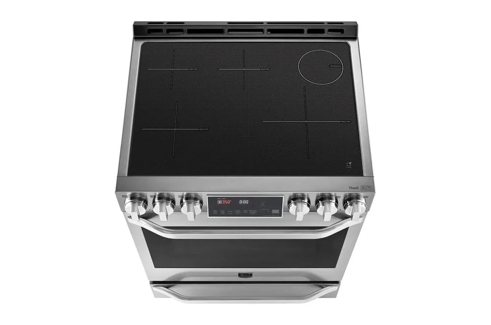 Lg LSIS3018SS Lg Studio 6.3 Cu. Ft. Induction Slide-In Range With Probake Convection And Easyclean