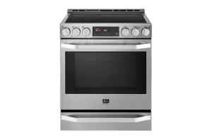 Lg LSIS3018SS Lg Studio 6.3 Cu. Ft. Induction Slide-In Range With Probake Convection And Easyclean