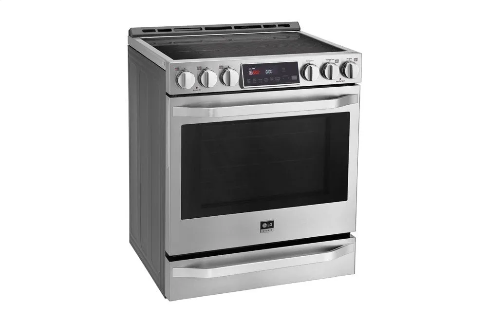 Lg LSIS3018SS Lg Studio 6.3 Cu. Ft. Induction Slide-In Range With Probake Convection And Easyclean