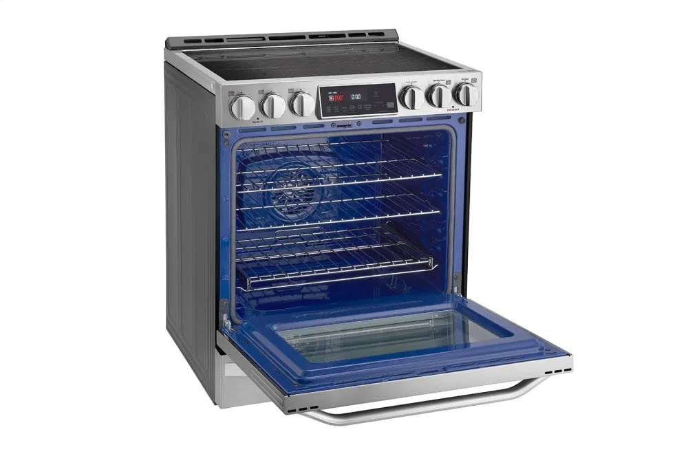 Lg LSIS3018SS Lg Studio 6.3 Cu. Ft. Induction Slide-In Range With Probake Convection And Easyclean