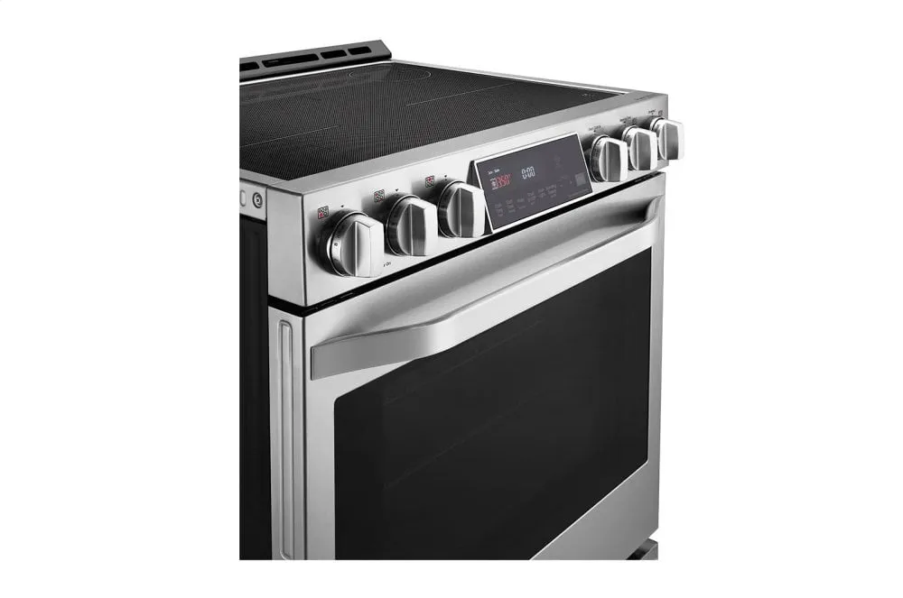 Lg LSIS3018SS Lg Studio 6.3 Cu. Ft. Induction Slide-In Range With Probake Convection And Easyclean