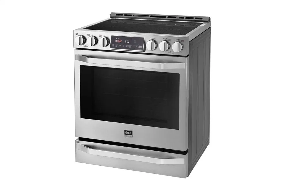 Lg LSIS3018SS Lg Studio 6.3 Cu. Ft. Induction Slide-In Range With Probake Convection And Easyclean