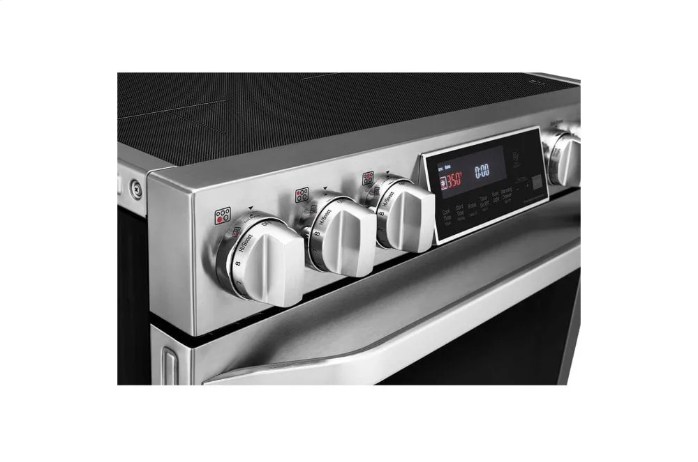 Lg LSIS3018SS Lg Studio 6.3 Cu. Ft. Induction Slide-In Range With Probake Convection And Easyclean