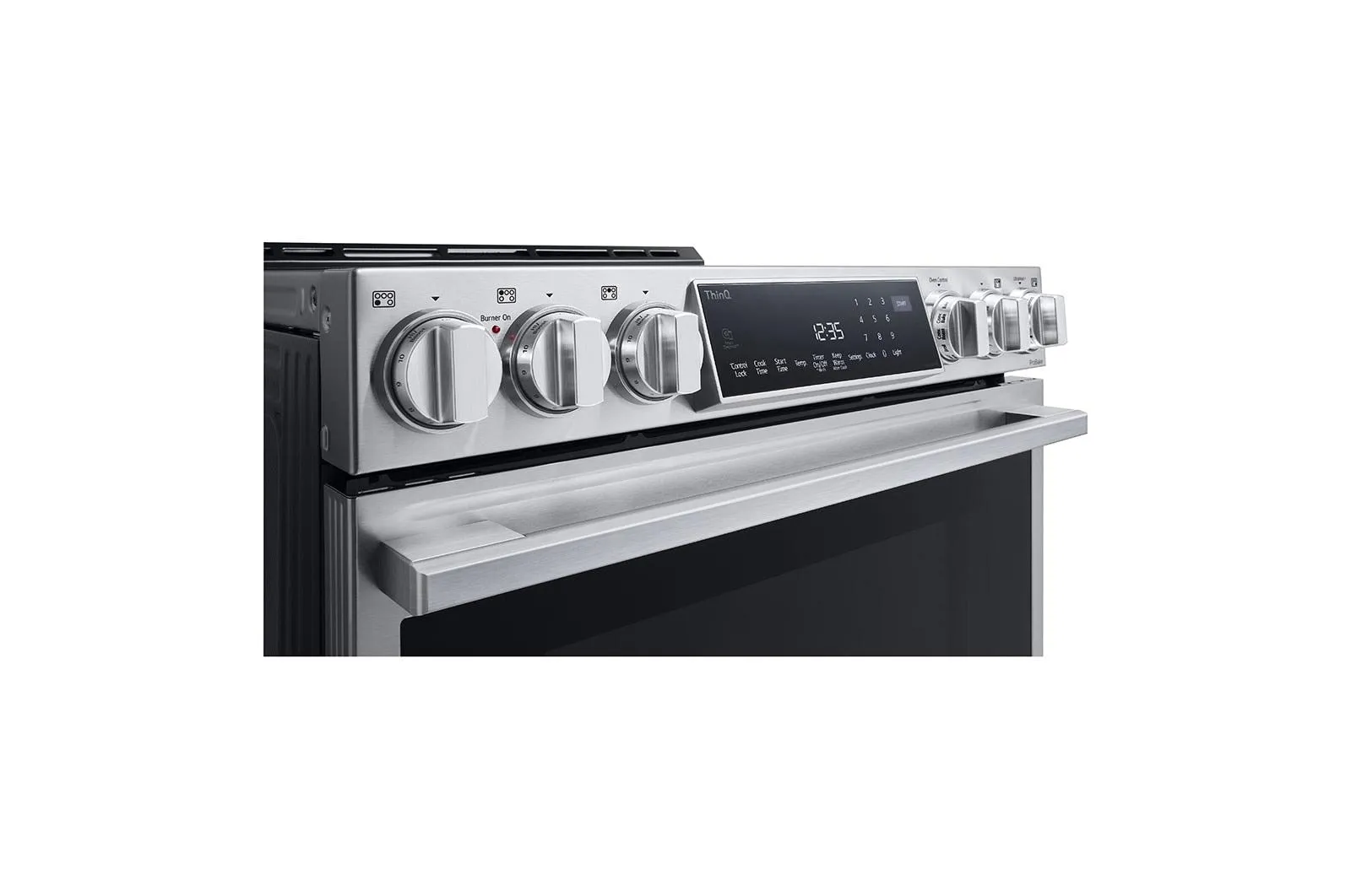 Lg LSIS6338F Lg Studio 6.3 Cu. Ft. Instaview Induction Slide-In Range With Air Fry And Air Sous Vide