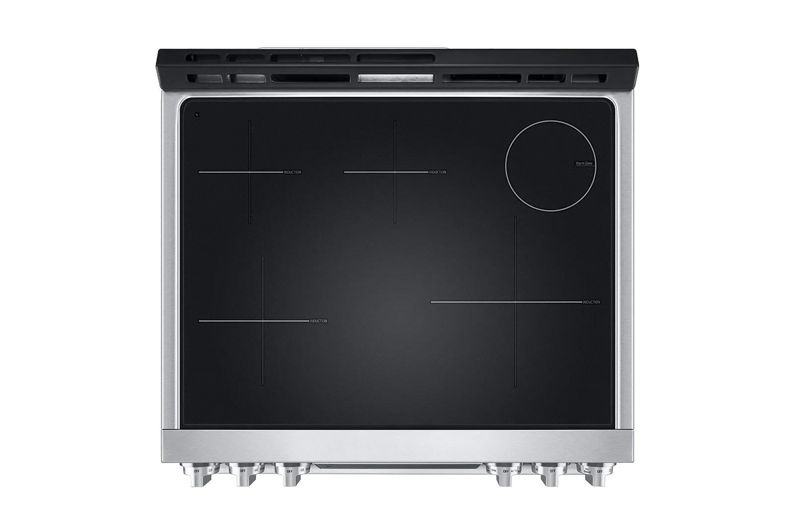 Lg LSIS6338F Lg Studio 6.3 Cu. Ft. Instaview Induction Slide-In Range With Air Fry And Air Sous Vide