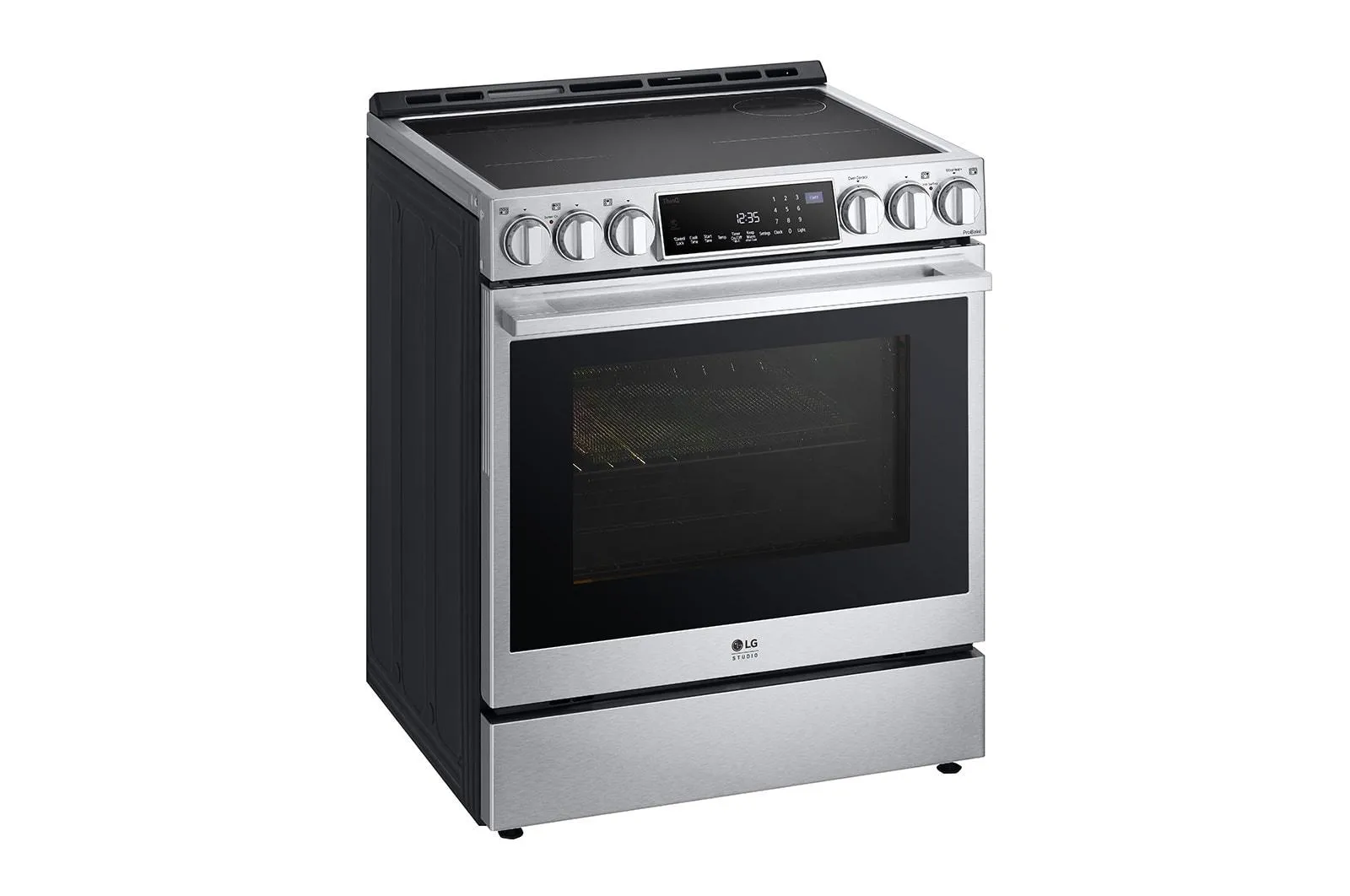 Lg LSIS6338F Lg Studio 6.3 Cu. Ft. Instaview Induction Slide-In Range With Air Fry And Air Sous Vide