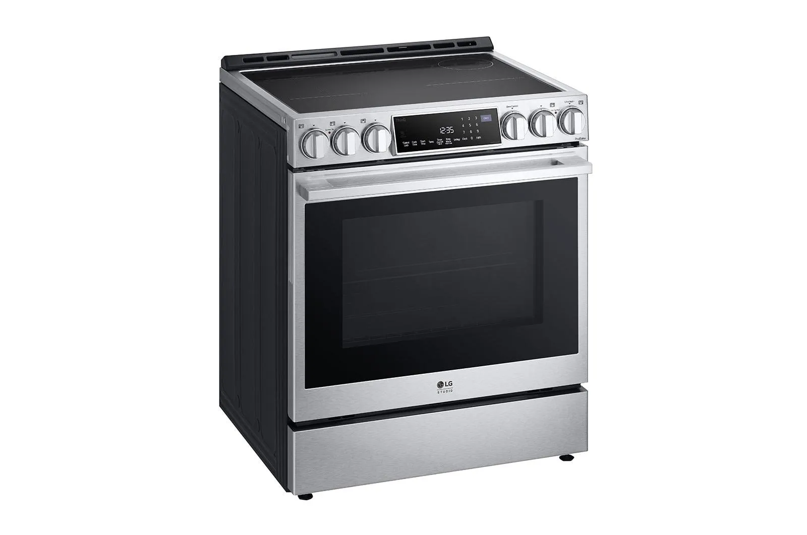 Lg LSIS6338F Lg Studio 6.3 Cu. Ft. Instaview Induction Slide-In Range With Air Fry And Air Sous Vide
