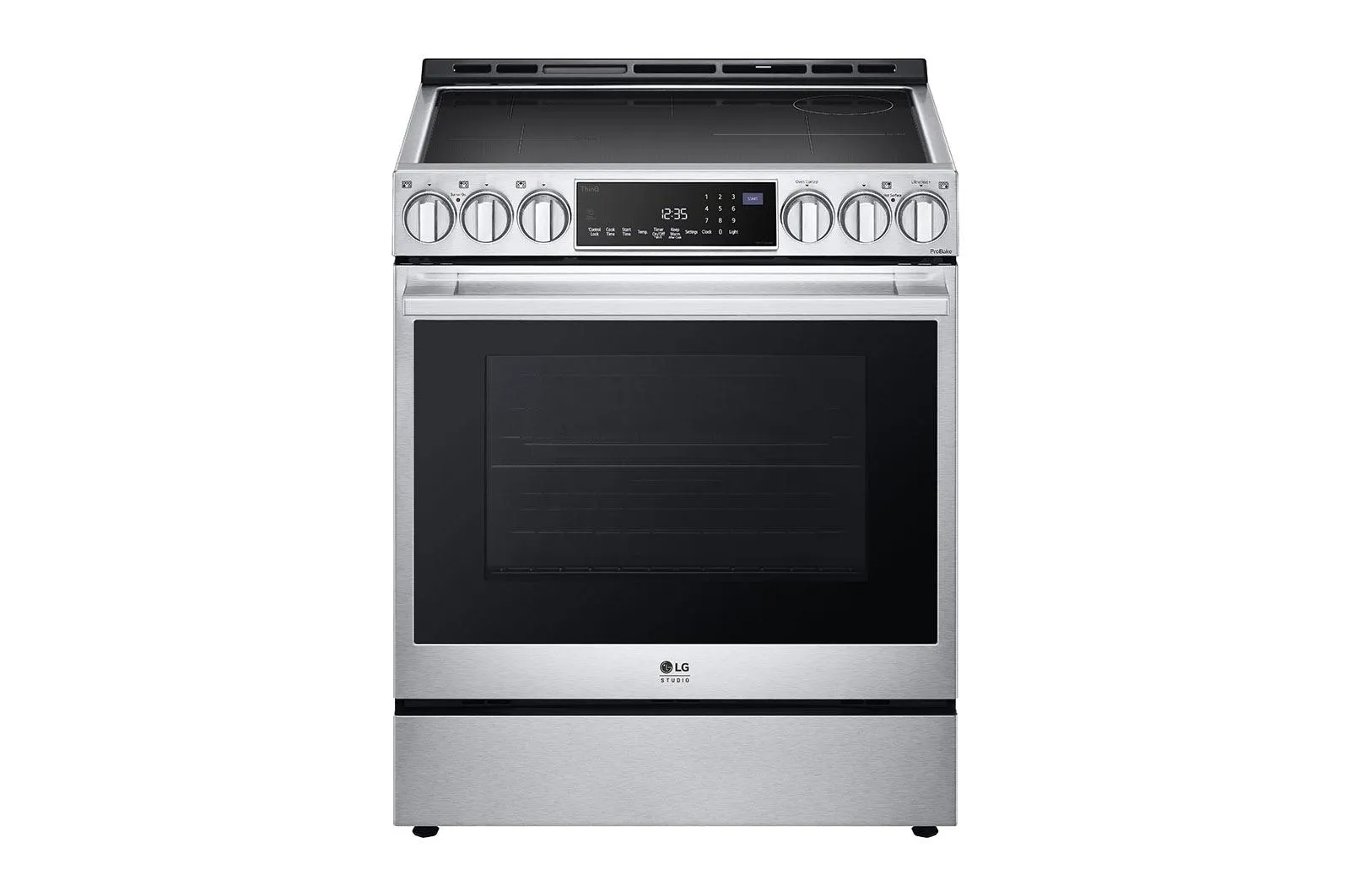 Lg LSIS6338F Lg Studio 6.3 Cu. Ft. Instaview Induction Slide-In Range With Air Fry And Air Sous Vide