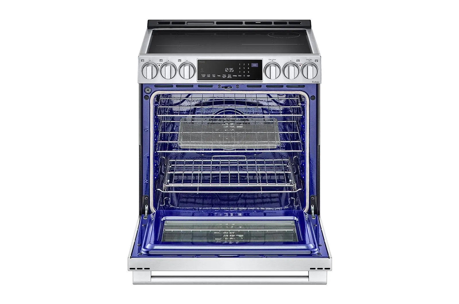 Lg LSIS6338F Lg Studio 6.3 Cu. Ft. Instaview Induction Slide-In Range With Air Fry And Air Sous Vide