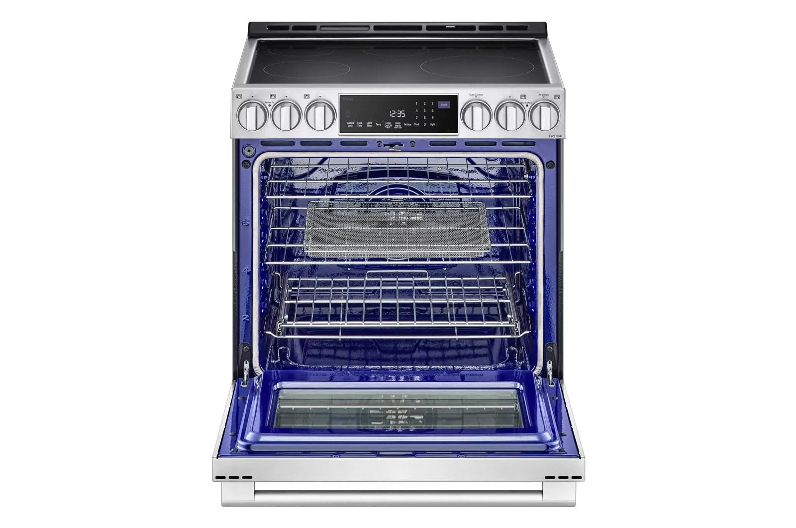 Lg LSIS6338FE Lg Studio 6.3 Cu. Ft. Instaview Induction Slide-In Range With Air Fry And Air Sous Vide
