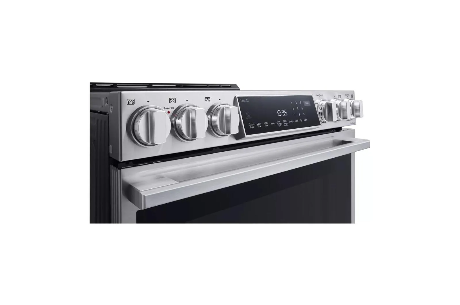 Lg LSIS6338FE Lg Studio 6.3 Cu. Ft. Instaview Induction Slide-In Range With Air Fry And Air Sous Vide