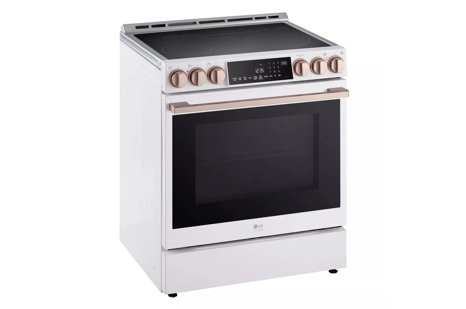 Lg LSIS6338NE Lg Studio 6.3 Cu. Ft. Instaview Induction Slide-In Range With Air Fry And Air Sous Vide