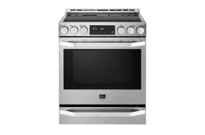 Lg LSSE3027ST Lg Studio 6.3 Cu. Ft. Electric Single Oven Slide-In-Range With Probake Convection