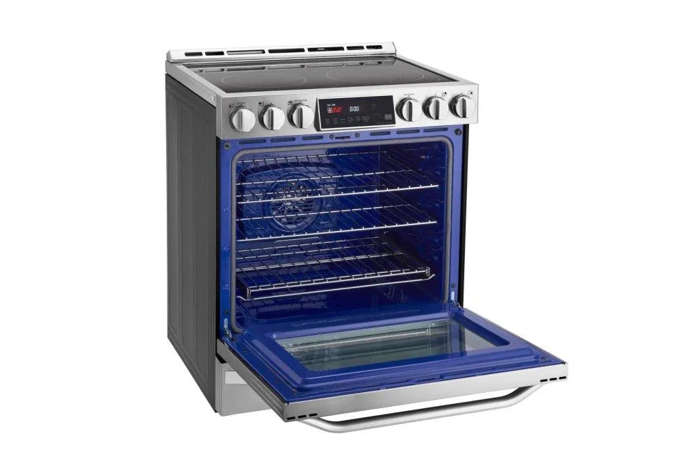Lg LSSE3027ST Lg Studio 6.3 Cu. Ft. Electric Single Oven Slide-In-Range With Probake Convection