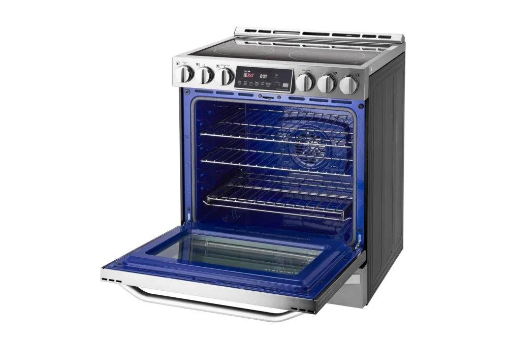Lg LSSE3027ST Lg Studio 6.3 Cu. Ft. Electric Single Oven Slide-In-Range With Probake Convection