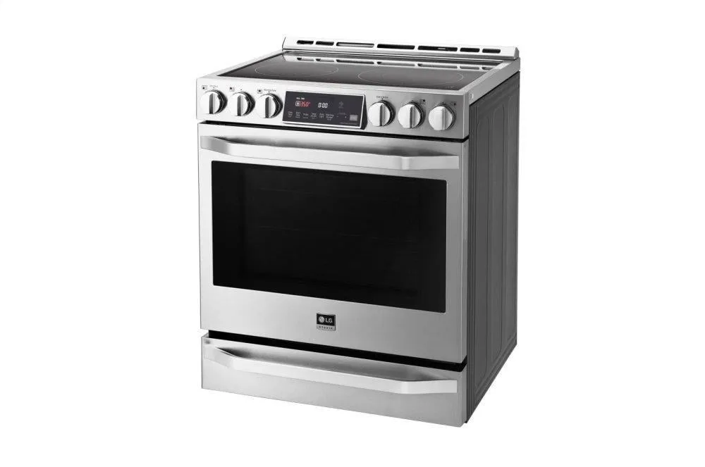 Lg LSSE3027ST Lg Studio 6.3 Cu. Ft. Electric Single Oven Slide-In-Range With Probake Convection