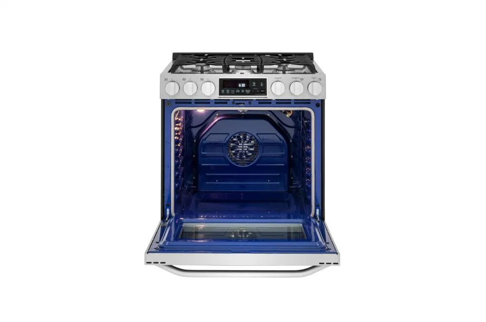 Lg LSSG3016ST Lg Studio 6.3 Cu. Ft. Gas Single Oven Slide-In Range With Probake Convection