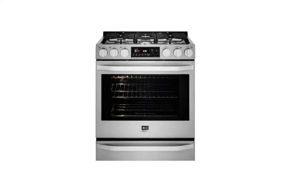 Lg LSSG3016ST Lg Studio 6.3 Cu. Ft. Gas Single Oven Slide-In Range With Probake Convection