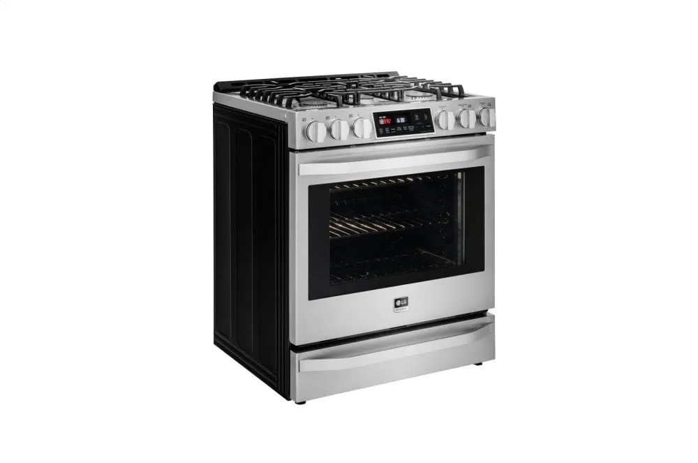 Lg LSSG3016ST Lg Studio 6.3 Cu. Ft. Gas Single Oven Slide-In Range With Probake Convection
