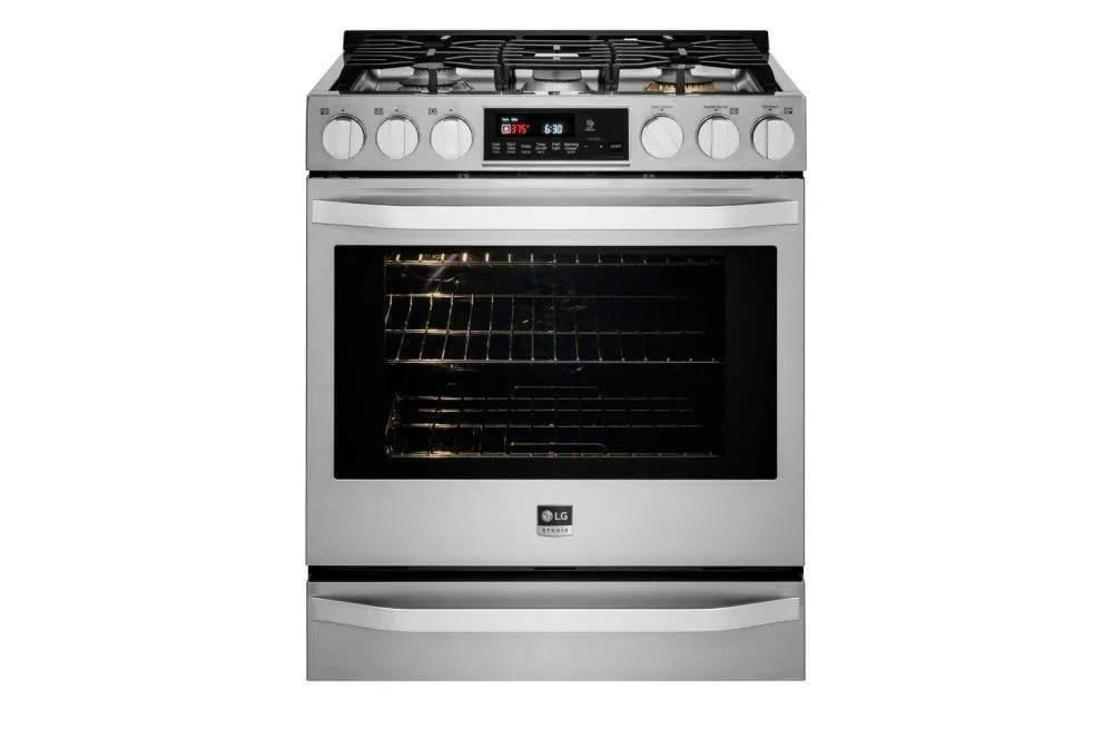 Lg LSSG3017ST Lg Studio 6.3 Cu. Ft. Smart Wi-Fi Enabled Gas Slide-In Range With Probake Convection