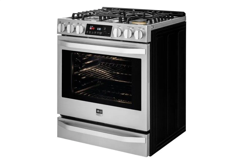 Lg LSSG3017ST Lg Studio 6.3 Cu. Ft. Smart Wi-Fi Enabled Gas Slide-In Range With Probake Convection