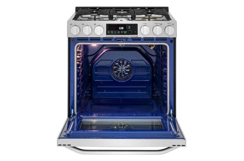Lg LSSG3017ST Lg Studio 6.3 Cu. Ft. Smart Wi-Fi Enabled Gas Slide-In Range With Probake Convection