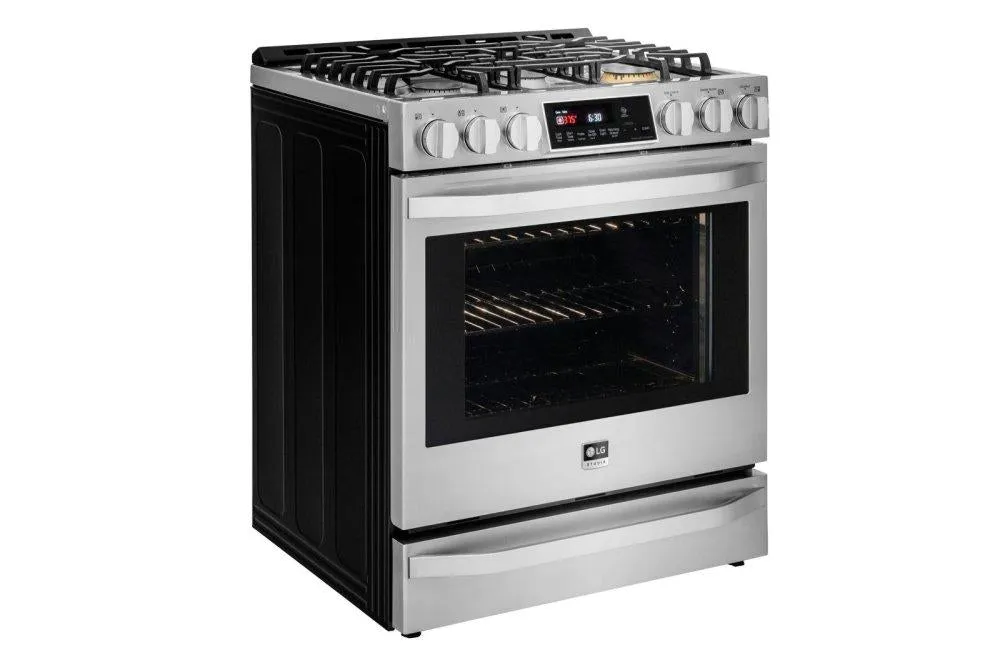 Lg LSSG3017ST Lg Studio 6.3 Cu. Ft. Smart Wi-Fi Enabled Gas Slide-In Range With Probake Convection