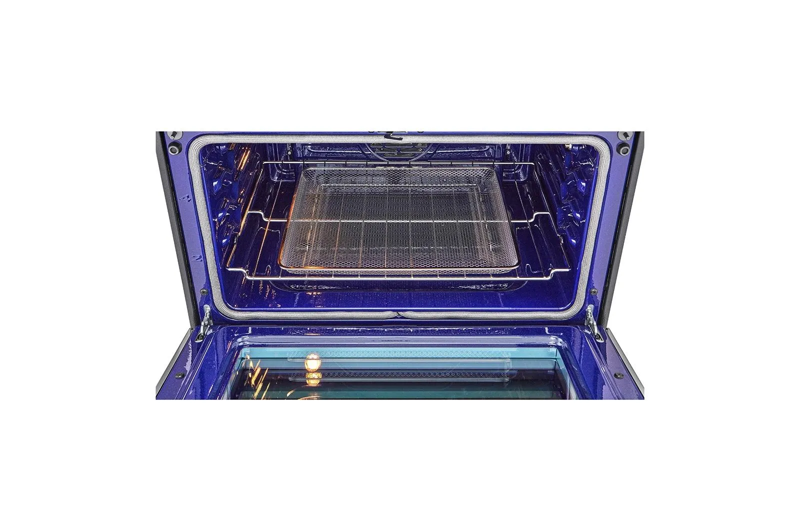 Lg LTGL6937F 6.9 Cu. Ft. Smart Instaview Gas Double Oven Slide-In Range With Probake Convection. Air Fry. And Air Sous Vide