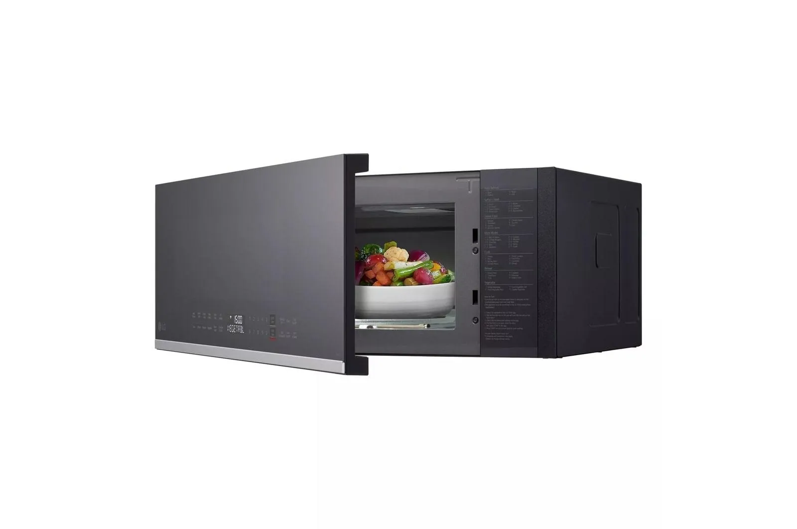 Lg MVEF1337F 1.3 Cu. Ft. Smart Low Profile Over-The-Range Microwave Oven With Sensor Cook