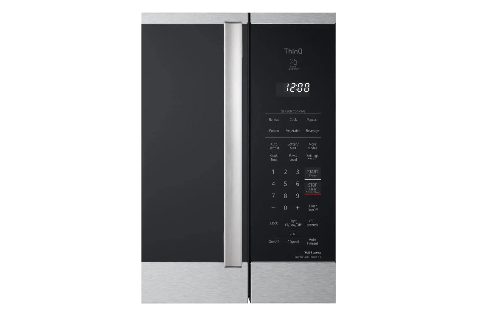Lg MVEL2125X 2.1 Cu. Ft. Smart Over-The-Range Microwave Oven With Extendavent 2.0 & Easyclean